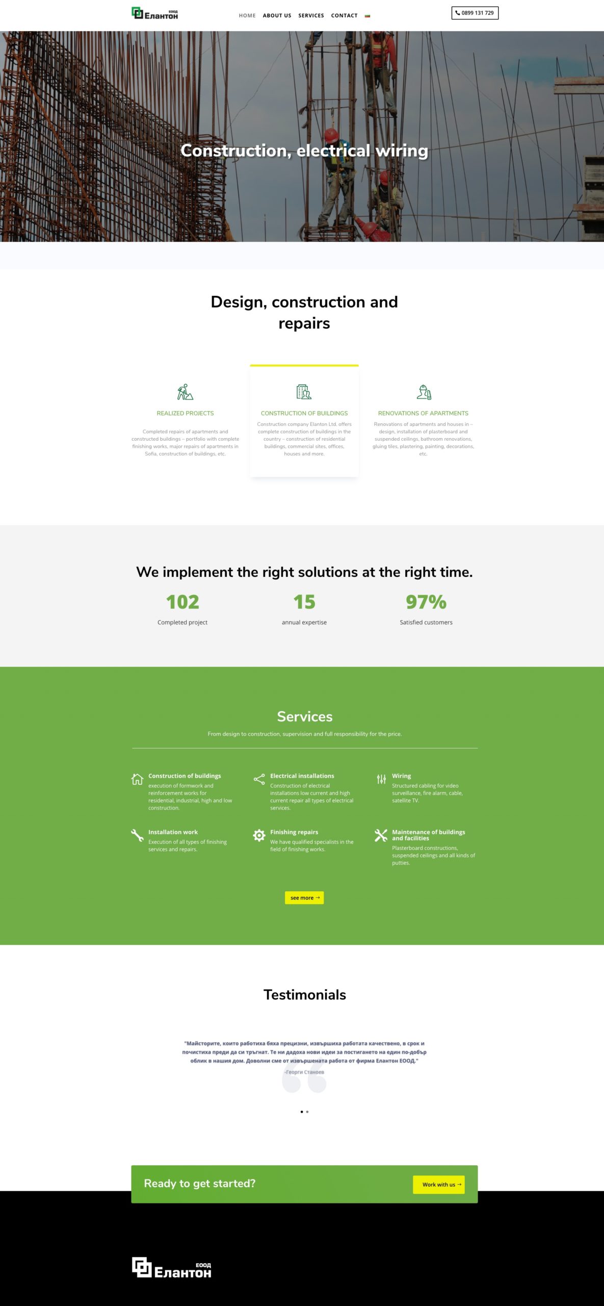 Referenz Webdesign Webseite